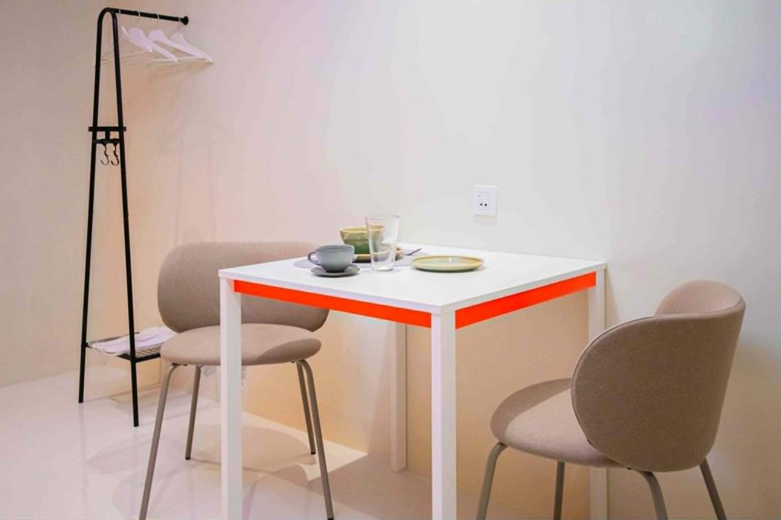 In-room dining table for two